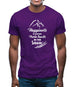 Happiness Is Making Fresh Tracks In The Snow Mens T-Shirt