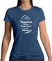 Happiness Is Making Fresh Tracks In The Snow Womens T-Shirt