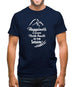Happiness Is Making Fresh Tracks In The Snow Mens T-Shirt
