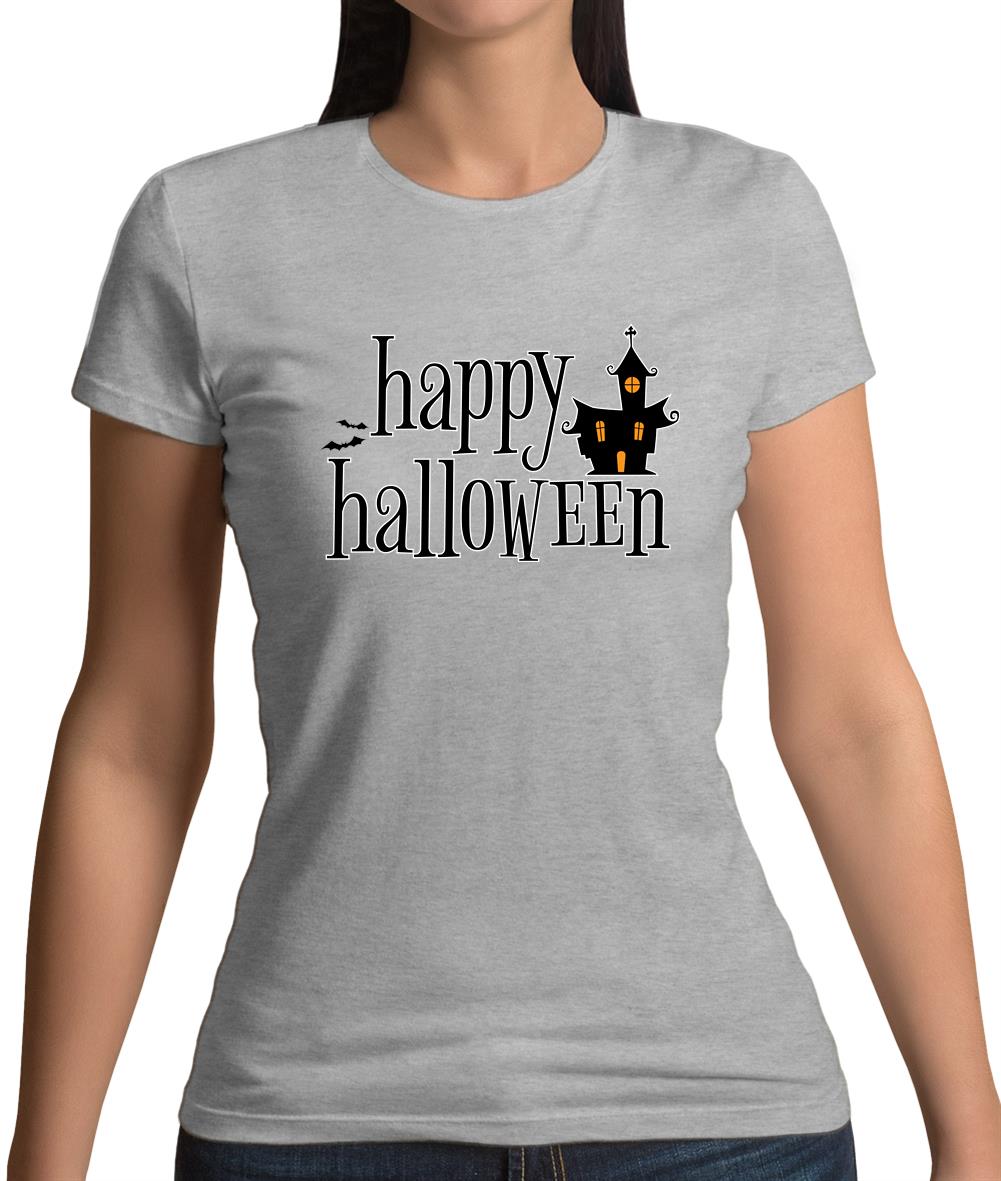 Happy Halloween Womens T-Shirt