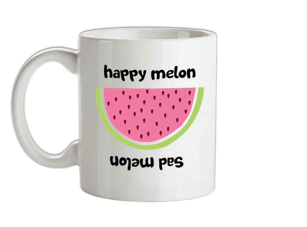 Happy Melon Sad Melon Ceramic Mug