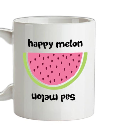 Happy Melon Sad Melon Ceramic Mug