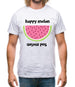 Happy Melon Sad Melon Mens T-Shirt