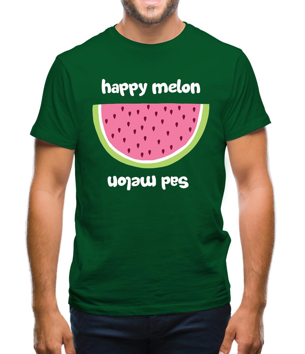 Happy Melon Sad Melon Mens T-Shirt