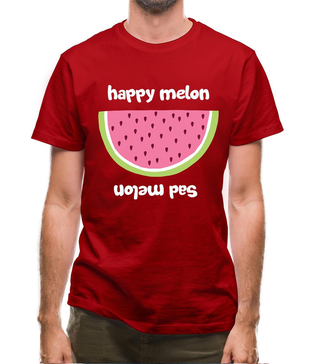 Happy Melon Sad Melon Mens T-Shirt