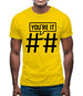 Hashtag You'Re It Mens T-Shirt