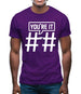 Hashtag You'Re It Mens T-Shirt