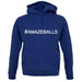 #Amazeballs (Hashtag) unisex hoodie