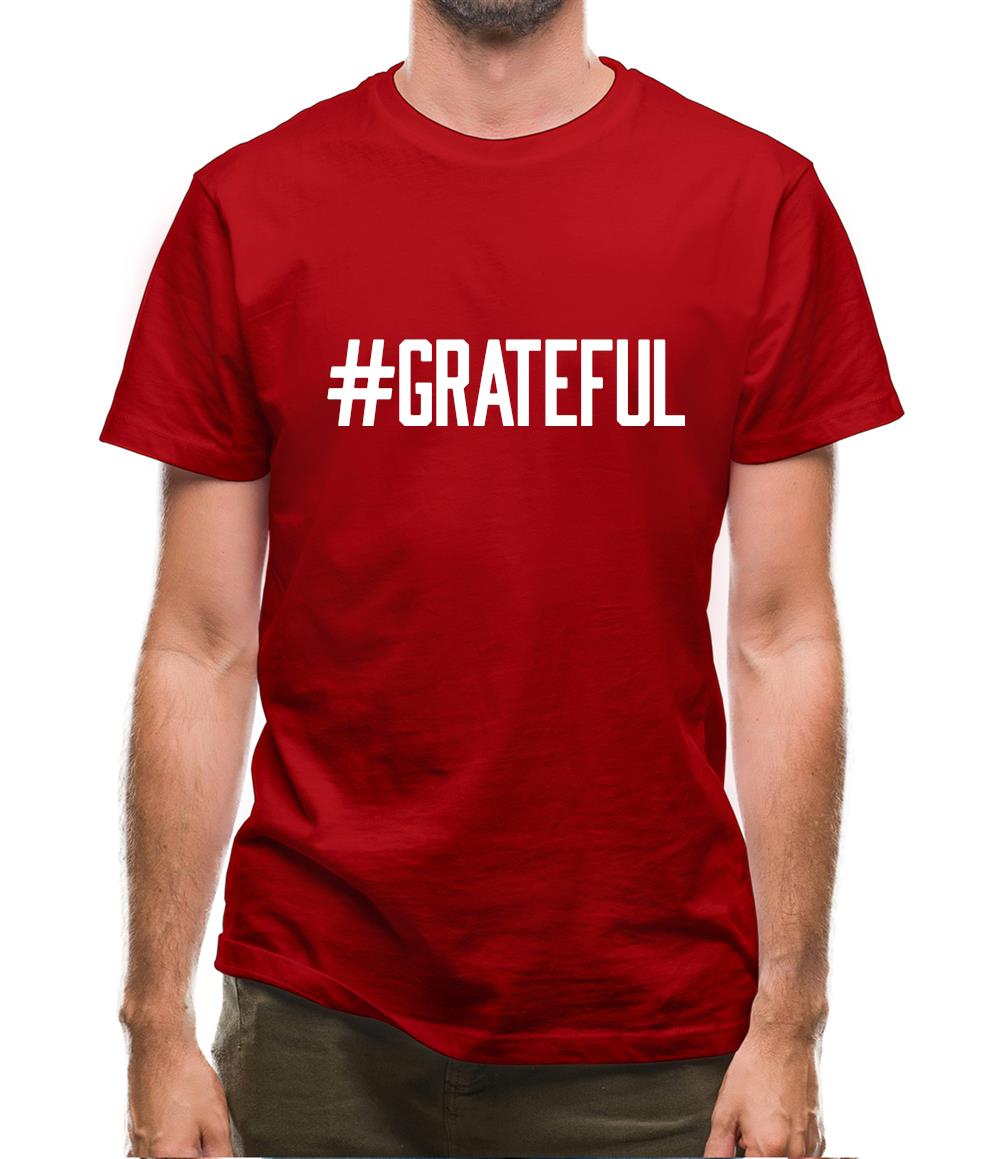 Hashtag Grateful Mens T-Shirt