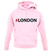 Hashtag London unisex hoodie