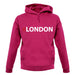 Hashtag London unisex hoodie