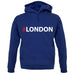 Hashtag London unisex hoodie