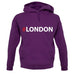 Hashtag London unisex hoodie