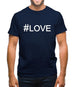 Hashtag Love Mens T-Shirt