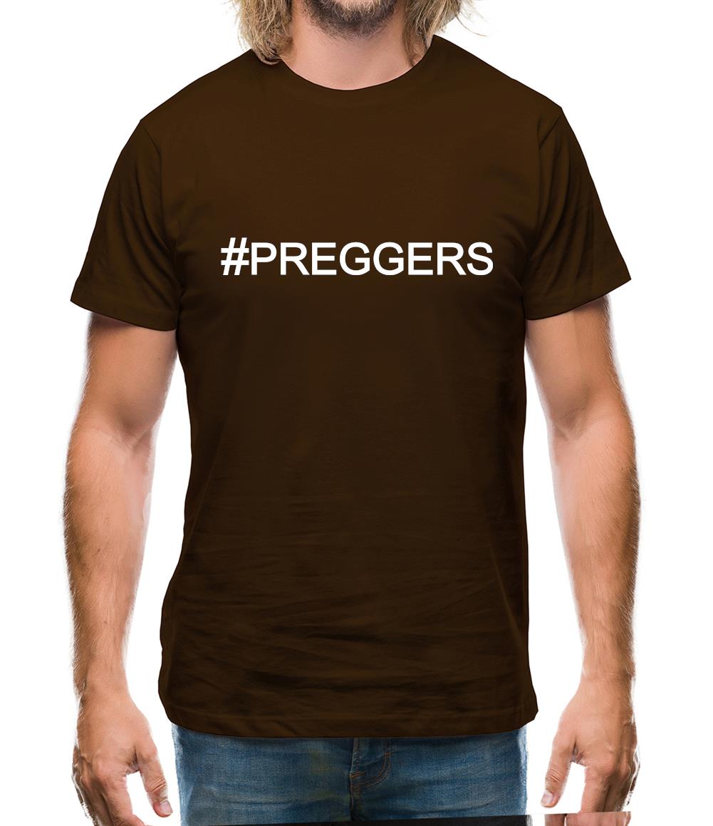 #Preggers (Hashtag) Mens T-Shirt