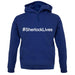 #Sherlocklives unisex hoodie