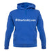 #Sherlocklives unisex hoodie