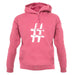 Hashtag unisex hoodie