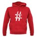 Hashtag unisex hoodie