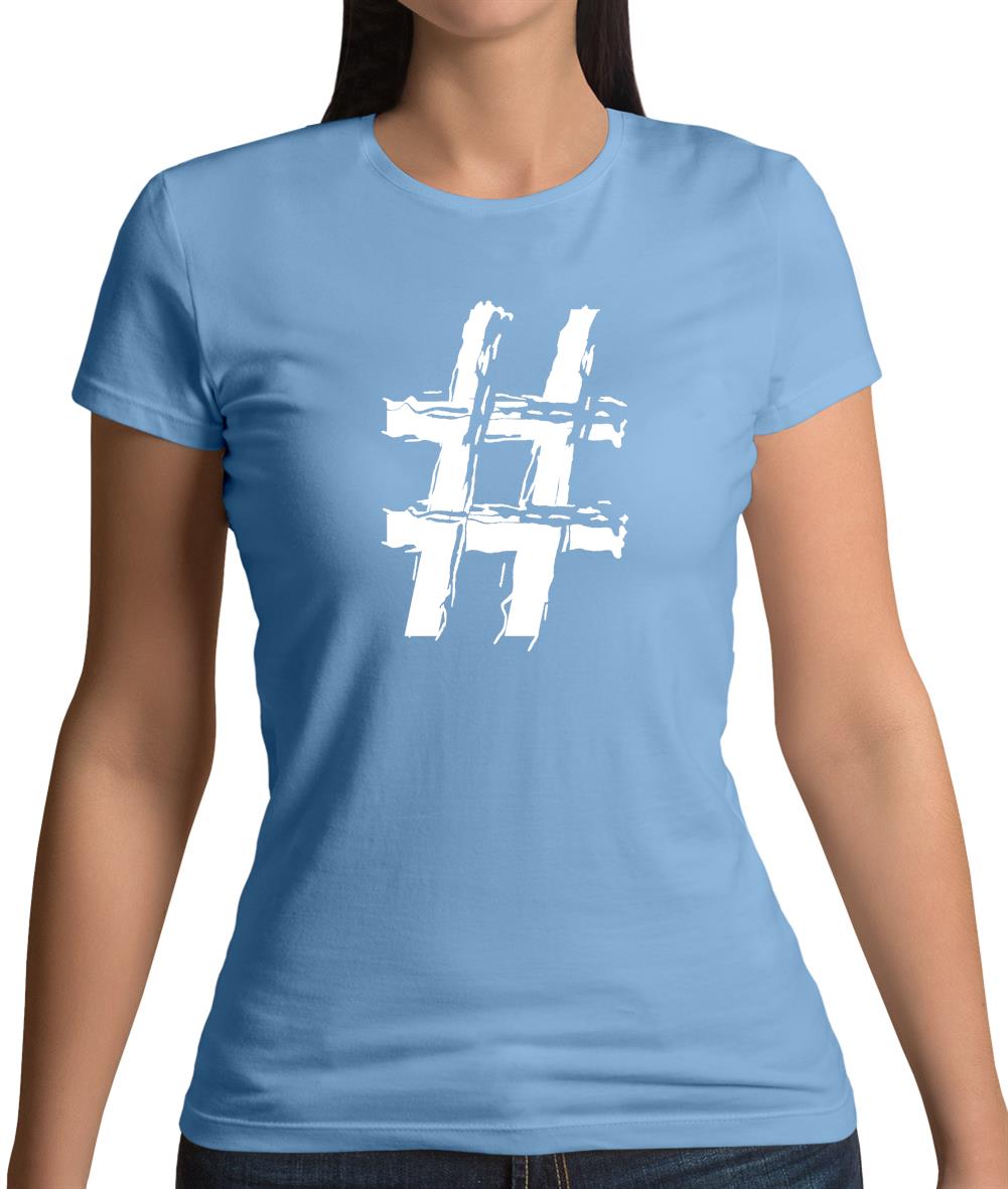 Hashtag Womens T-Shirt