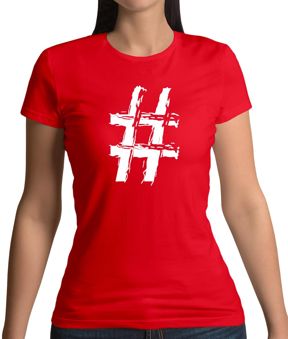Hashtag Womens T-Shirt