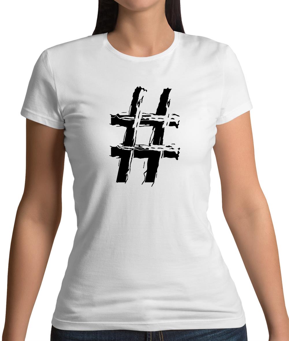 Hashtag Womens T-Shirt