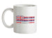 Hawaii Barcode Style Flag Ceramic Mug