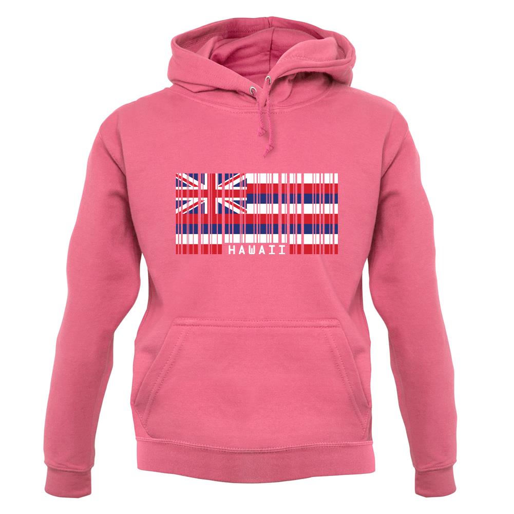 Hawaii Barcode Style Flag unisex hoodie