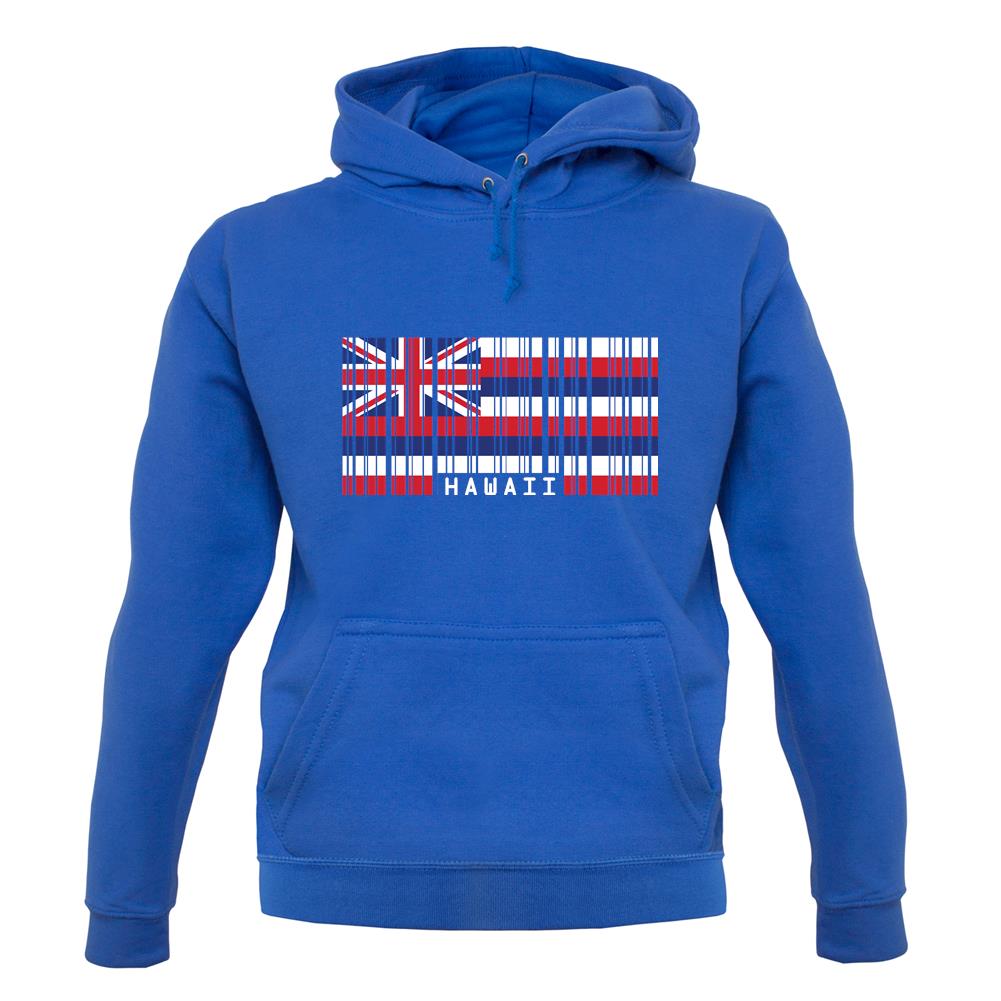 Hawaii Barcode Style Flag unisex hoodie
