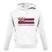 Hawaii Grunge Style Flag unisex hoodie