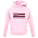 Hawaii Grunge Style Flag unisex hoodie