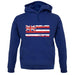 Hawaii Grunge Style Flag unisex hoodie