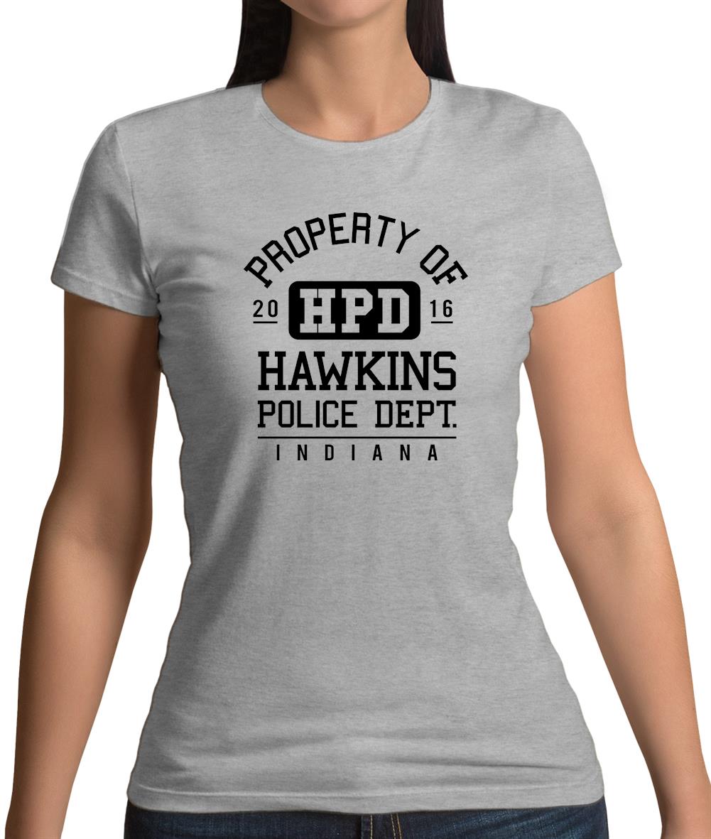 Hawkins Indiana Police Dept Womens T-Shirt