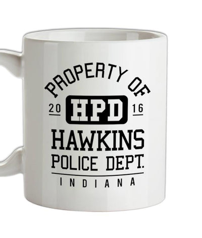 Hawkins Indiana Police Dept Ceramic Mug