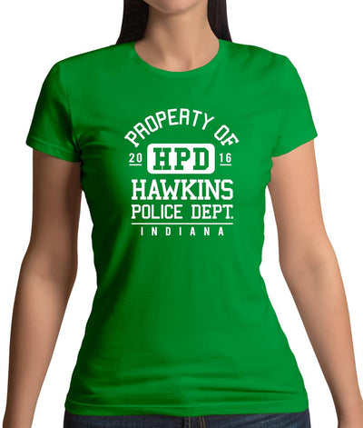 Hawkins Indiana Police Dept Womens T-Shirt