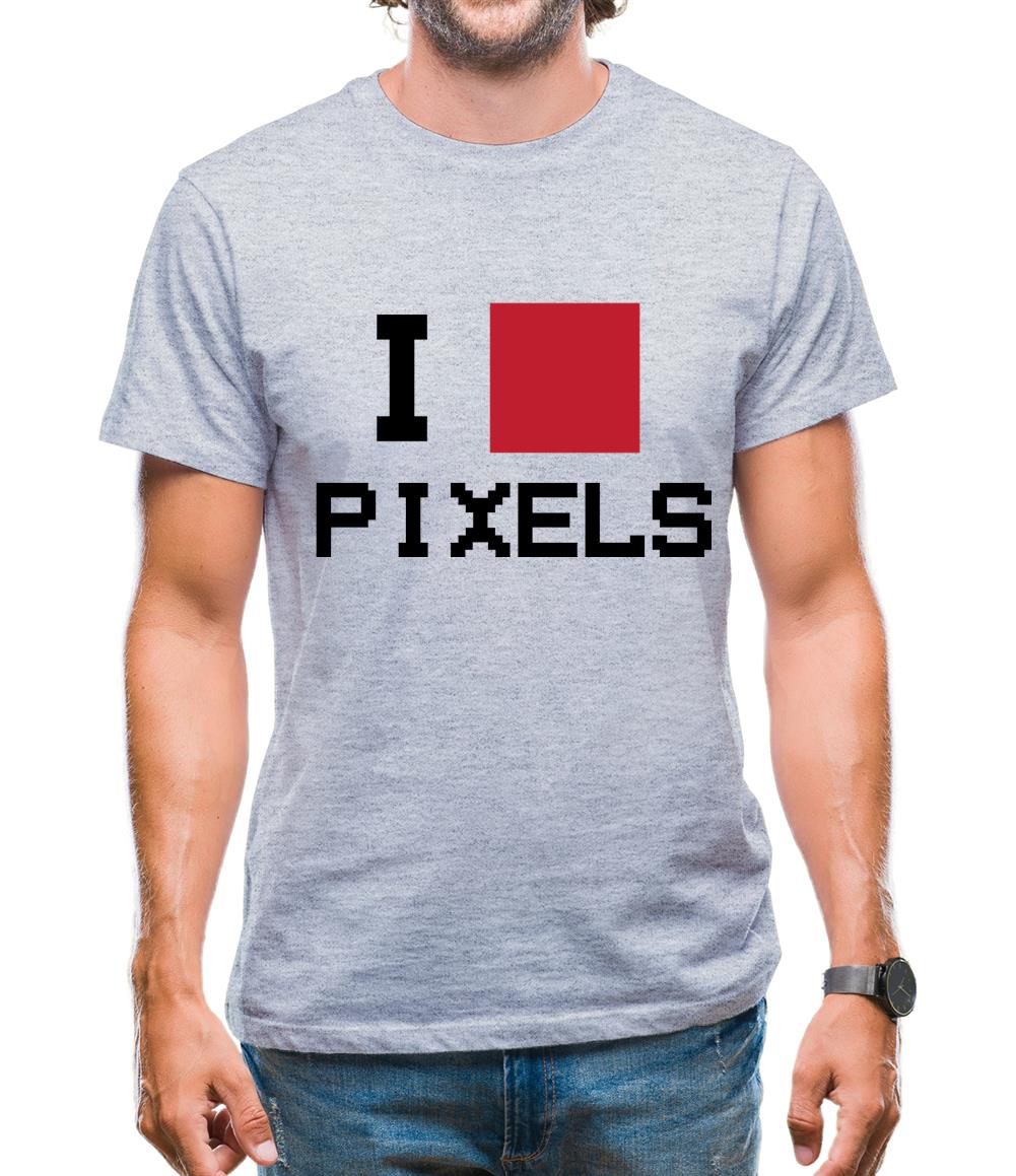 Pixel Heart Mens T-Shirt