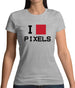 Pixel Heart Womens T-Shirt