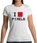 Pixel Heart Womens T-Shirt