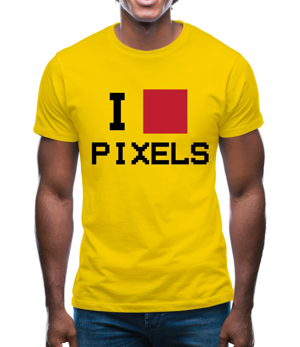 Pixel Heart Mens T-Shirt