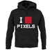 Pixel Heart unisex hoodie