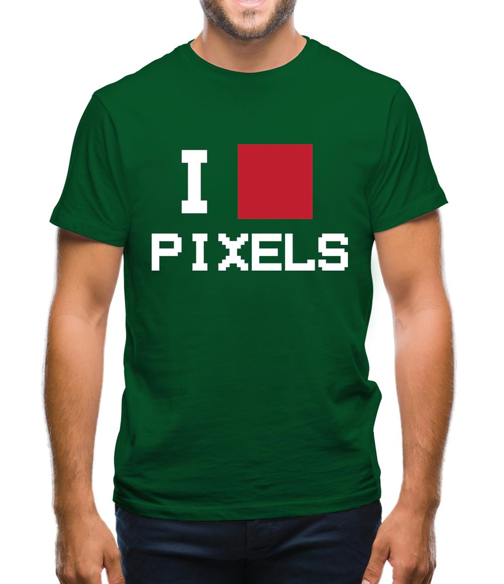 Pixel Heart Mens T-Shirt