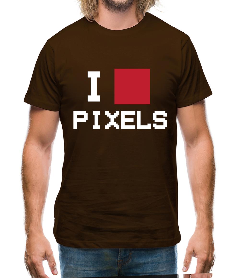 Pixel Heart Mens T-Shirt