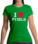 Pixel Heart Womens T-Shirt