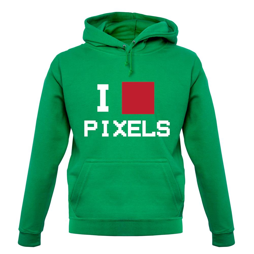 Pixel Heart unisex hoodie