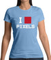 Pixel Heart Womens T-Shirt