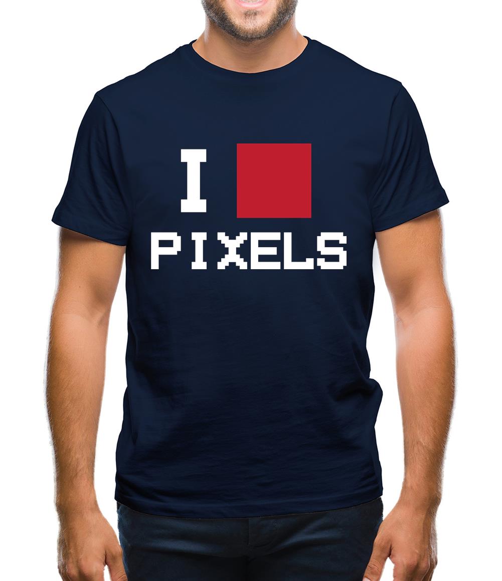 Pixel Heart Mens T-Shirt