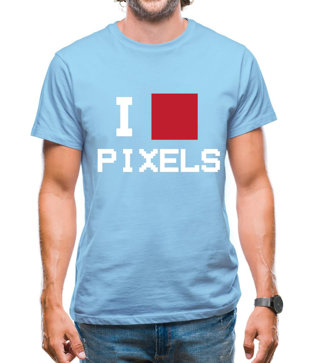 Pixel Heart Mens T-Shirt