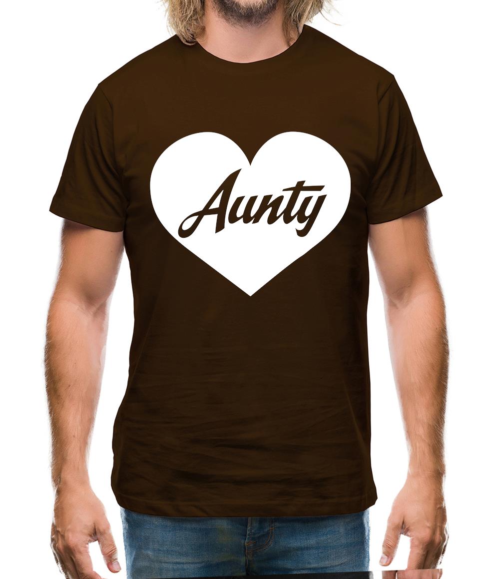 Heart Aunty Mens T-Shirt