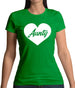Heart Aunty Womens T-Shirt
