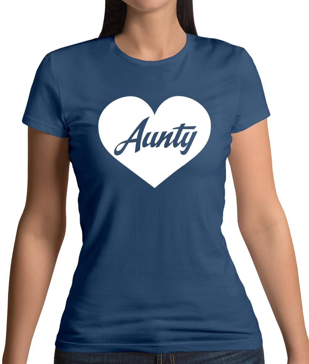Heart Aunty Womens T-Shirt